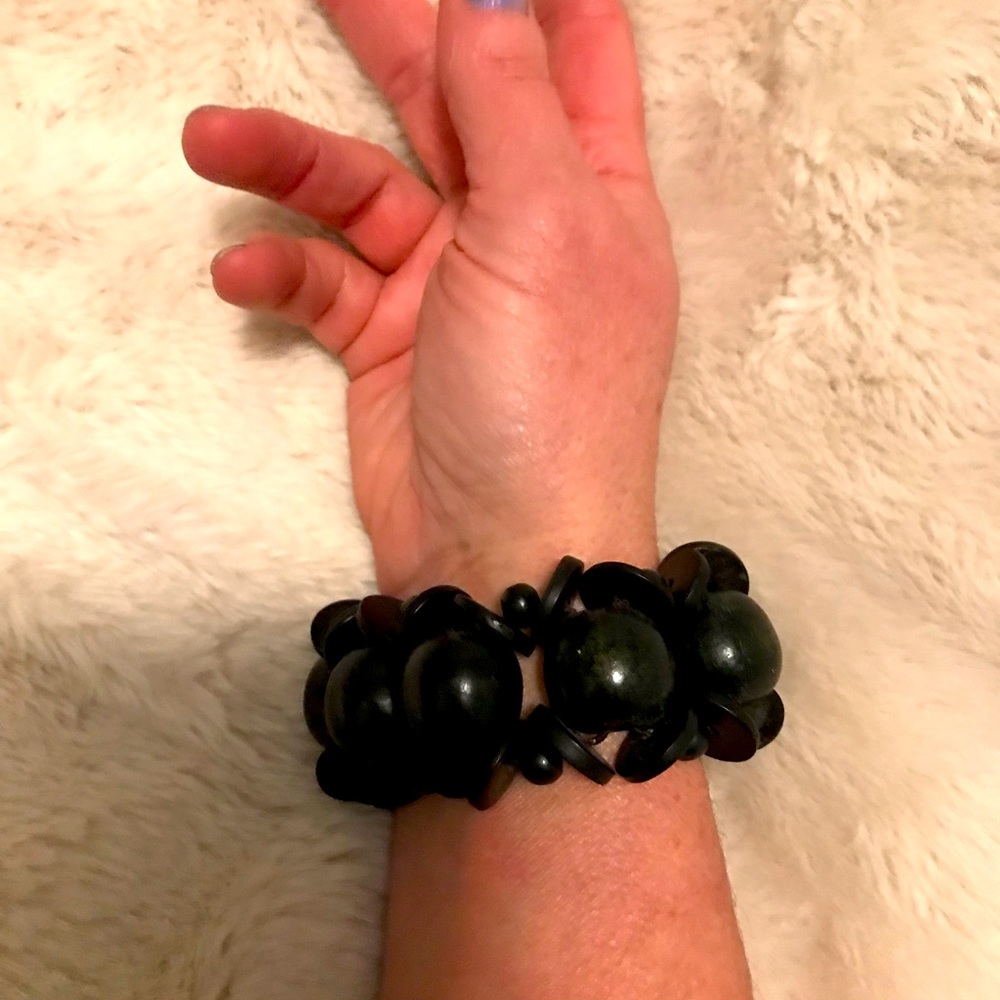 Handmade by Embera Tribe - wood bead bracelet